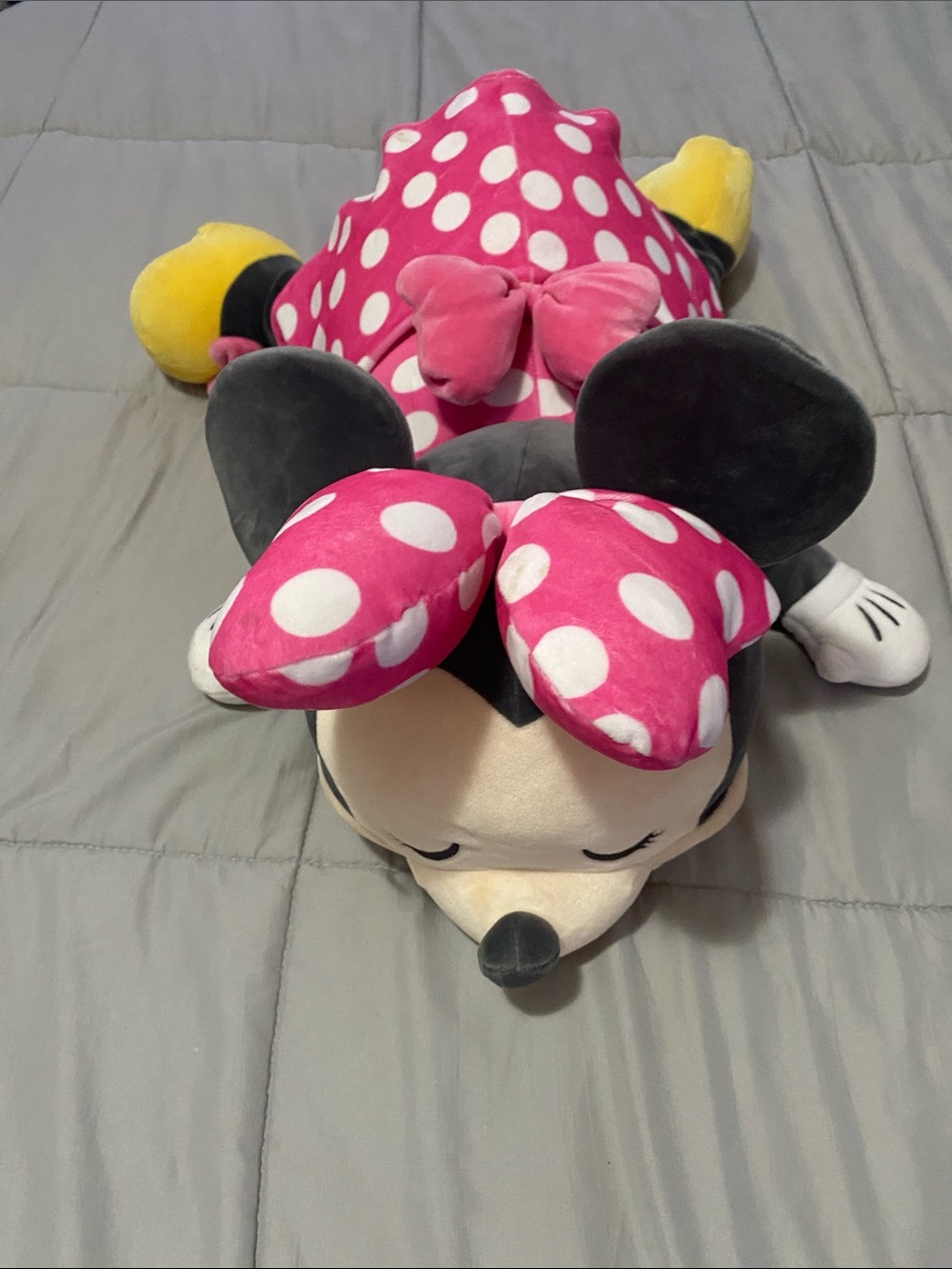Disney Minnie Mouse Plush - Pink & White Polka Dot Dress with Black Ears